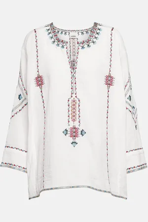 Isabel Marant Clarisa embroidered blouse