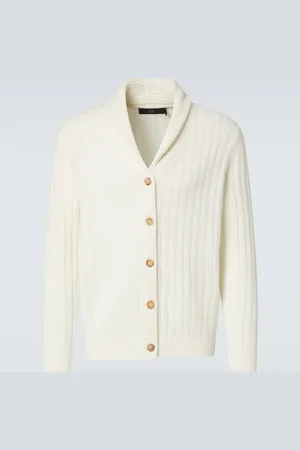 Arch4 Mr Denver ribbed-knit cashmere cardigan