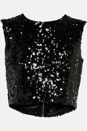 Dolce & Gabbana Sequined crop top