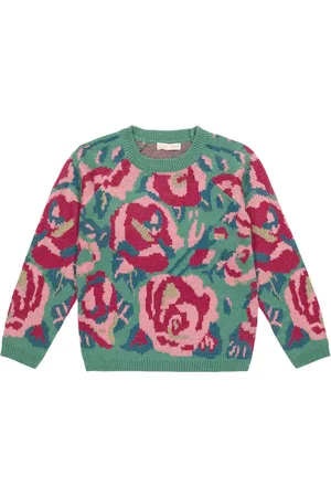 Louise Misha Tsar floral jacquard sweater