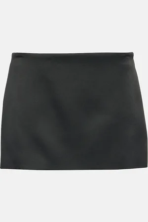 Khaite Jett crÃªpe miniskirt
