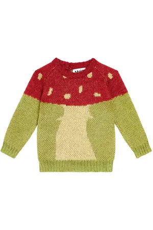 Molo Breen Mushroom wool-blend sweater