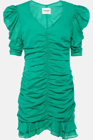 Marant Etoile Sireny draped cotton minidress