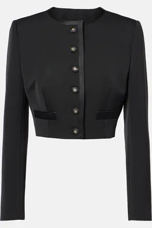 Dolce & Gabbana Cropped wool-blend jacket