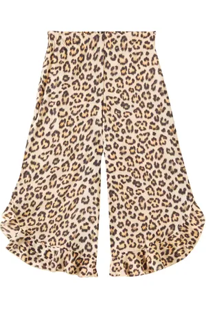 Molo Aretha ruffled cotton wide-leg pants