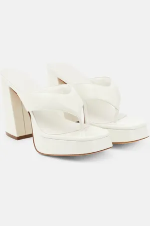 Gia Borghini Patent leather platform sandals