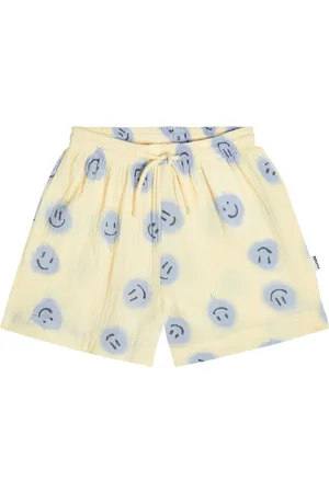 Molo Albertha printed cotton muslin shorts