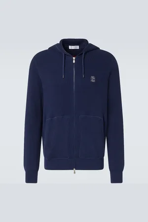 Brunello Cucinelli Zip-up cotton hoodie