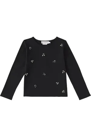 BONPOINT Tidjiane beaded cotton jersey T-shirt