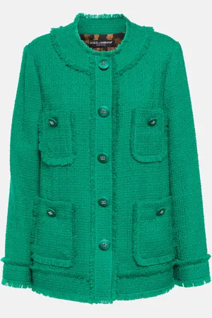 Dolce & Gabbana Embellished wool-blend jacket