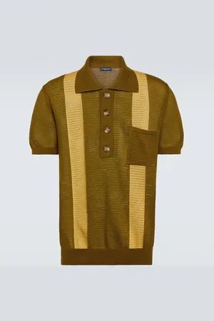 Frescobol Carioca Clemente pointelle cotton polo shirt
