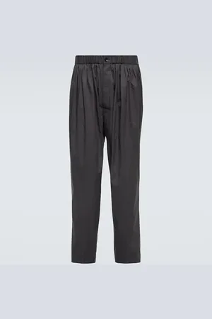 LEMAIRE Pleated cotton pants