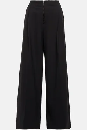 Proenza Schouler High-rise wide-leg wool-blend pants
