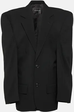 Balenciaga Cut Away oversized wool blazer