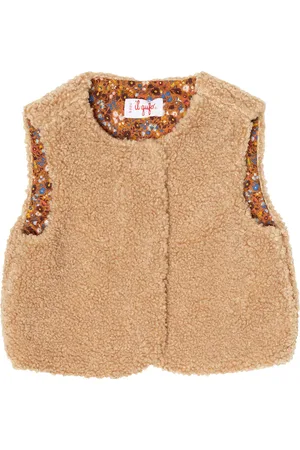 Il gufo Faux fur vest