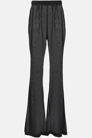 Dolce & Gabbana Silk-blend chiffon flared pants