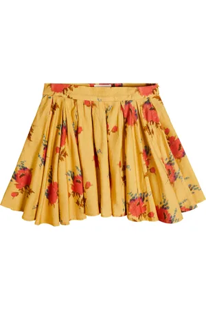 MORLEY Floral cotton-blend skirt