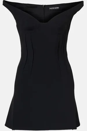 DAVID KOMA Off-shoulder minidress