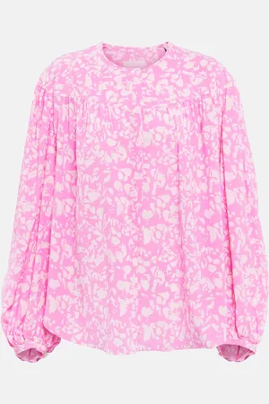 Isabel Marant Brunille silk-blend chiffon blouse