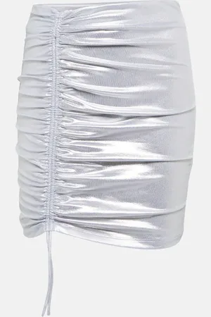 ROTATE Margarita ruched miniskirt