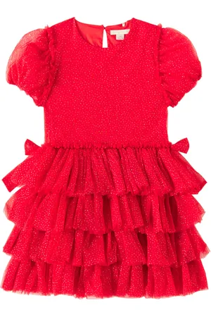 Konges Sløjd Fay bow-detail glitter dress