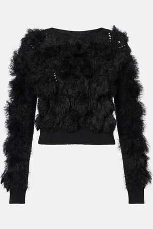 Givenchy Pompom cropped sweater