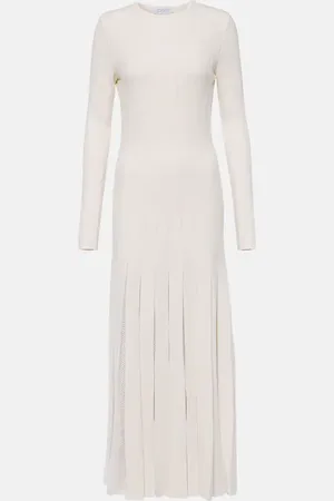GABRIELA HEARST Walsh pleated wool and silk midi dress