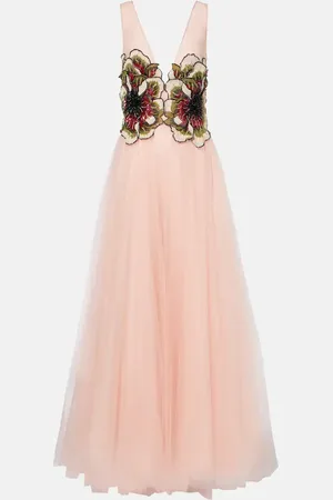 Costarellos Arion sequined tulle gown