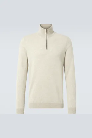 LE KASHA Cashmere half-zip sweater