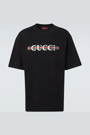Gucci Logo cotton jersey T-shirt