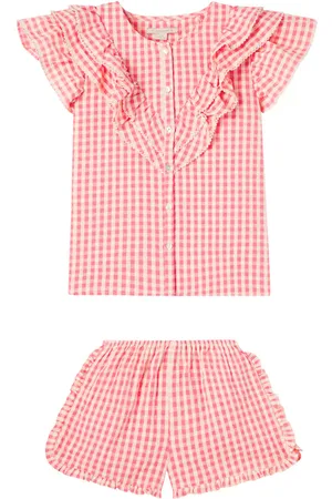 Konges Sløjd Kim cotton shirt and shorts set