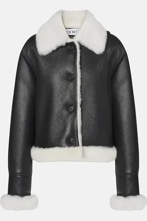 Loewe Shearling-lined leather jacket