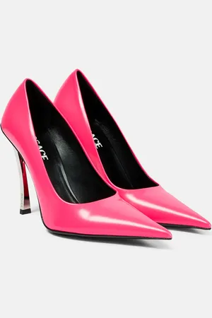 VERSACE Pin-Point leather pumps