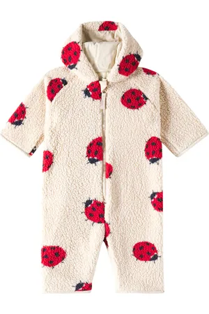 Konges Sløjd Baby Jody printed hooded teddy onesie