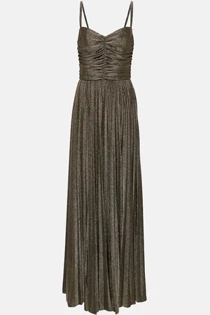 Dolce & Gabbana Ruched metallic gown