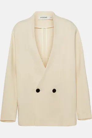 Fforme Velma oversized wool-blend blazer