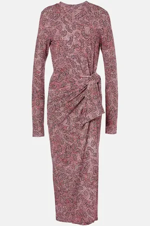 Marant Etoile Lisy jersey wrap dress