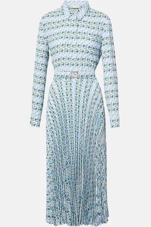 Tory Burch Printed twill midi dress