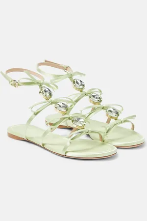 Giambattista Valli Embellished satin sandals