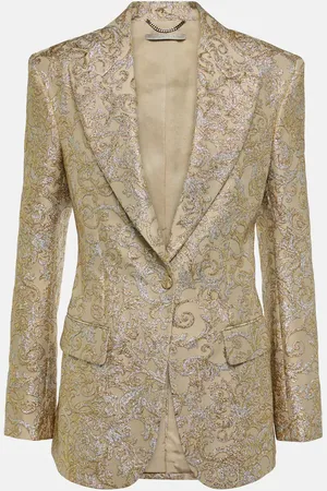 Stella McCartney Single-breasted brocade blazer