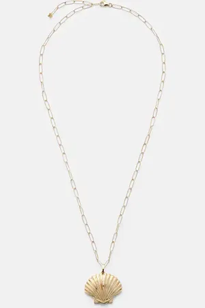 Mateo Venus Large 14kt gold pendant necklace