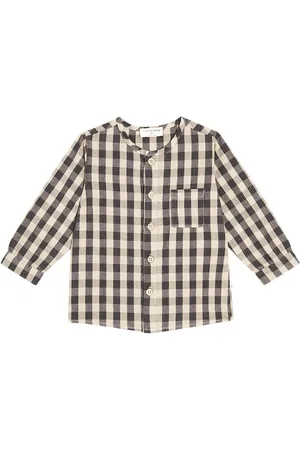 1+ IN THE FAMILY Baby Henry checked cotton shirt