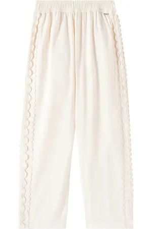 Molo Adelyn lace-trimmed cotton pants