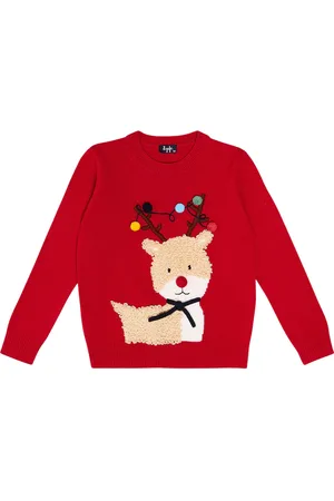 Il gufo Embroidered virgin wool sweater