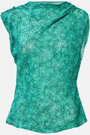 Isabel Marant Samia silk-blend top