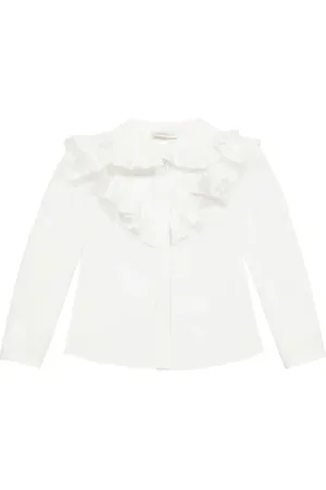 MONNALISA Cotton poplin shirt