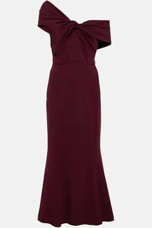 Roland Mouret Asymmetric cady midi dress