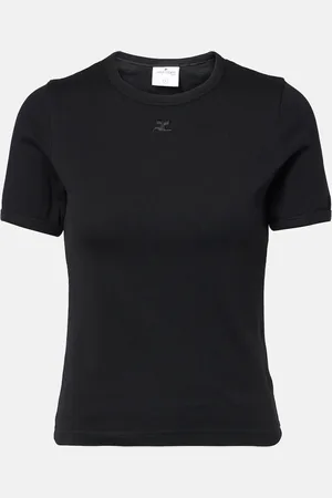 Courrèges Heritage logo cotton jersey T-shirt