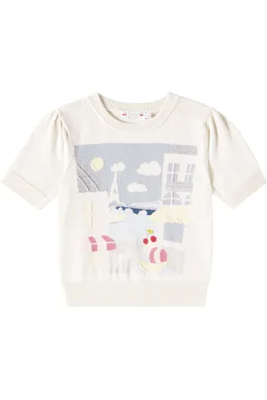 BONPOINT Elvira jacquard cotton sweater
