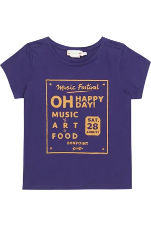 BONPOINT Printed cotton jersey T-shirt